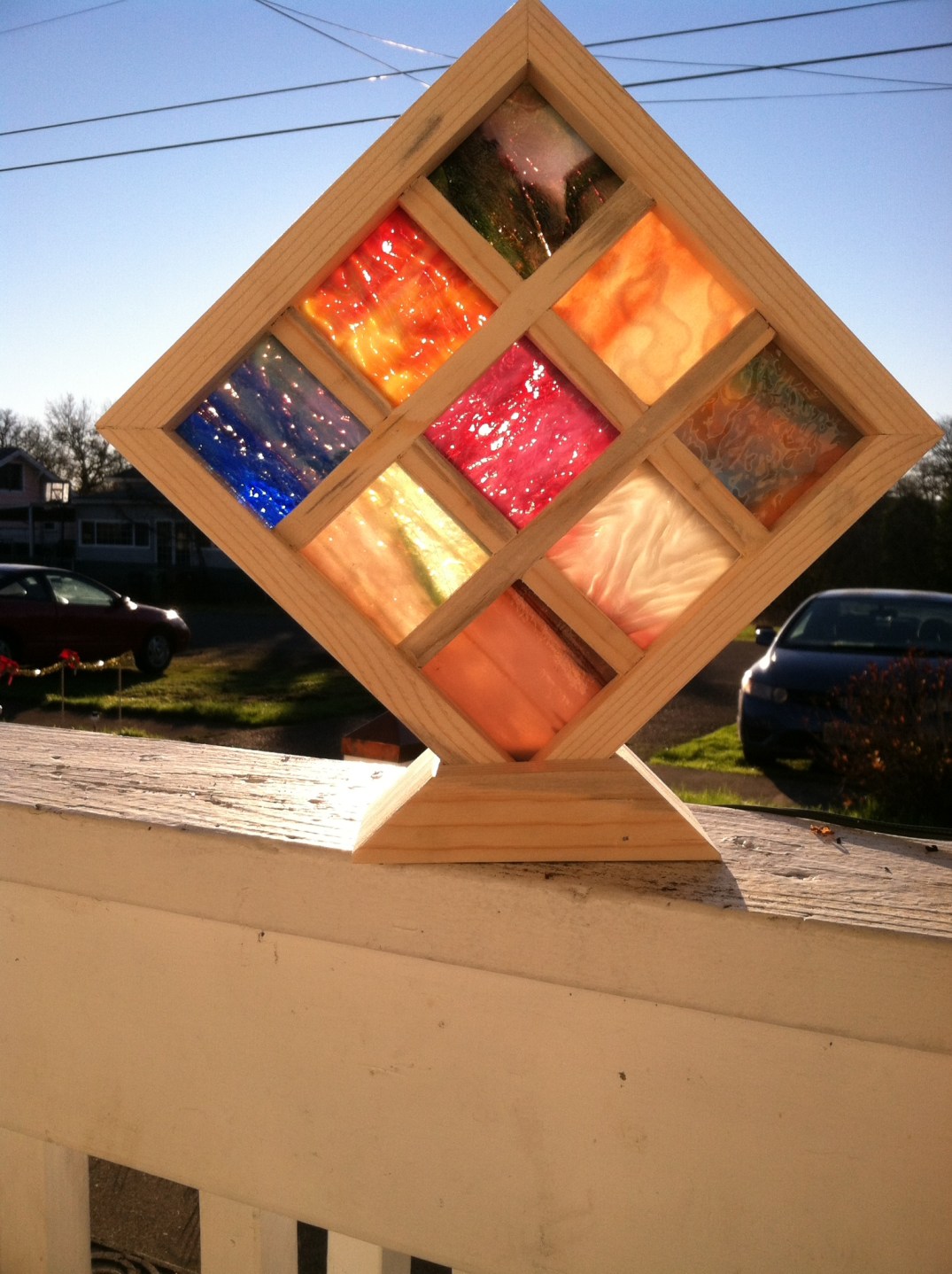 wood glass grid mosaic2